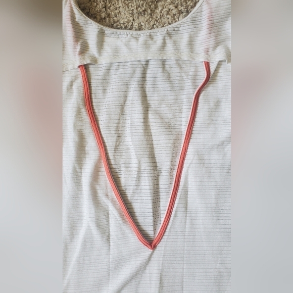 VIMMIA open Back Yoga Sporty Tank Top Orange Trim - Picture 6 of 6